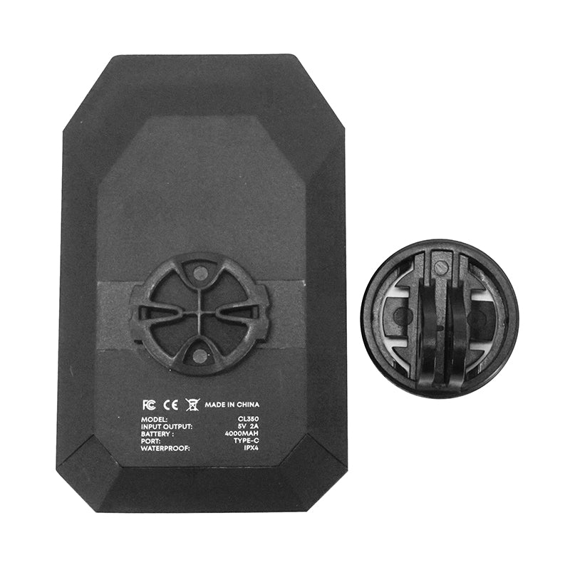 Éclairage avant USB Cyclami CL350 600 lumens noir – vue 7