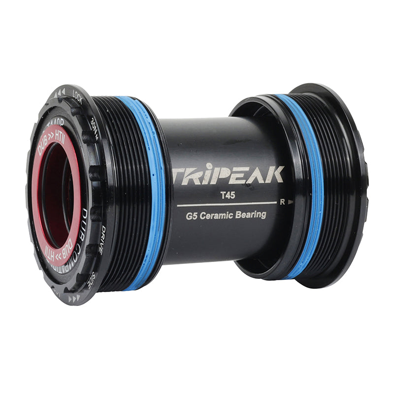 Cuvettes de boîtier Tripeak 3en1 céramique filetées T45 boîte 82,5 mm axe 24-29-30 mm