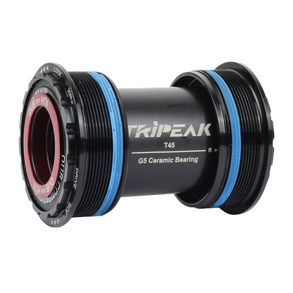 Cuvettes de boîtier Tripeak 3en1 céramique filetées T45 boîte 82,5 mm axe 24-29-30 mm