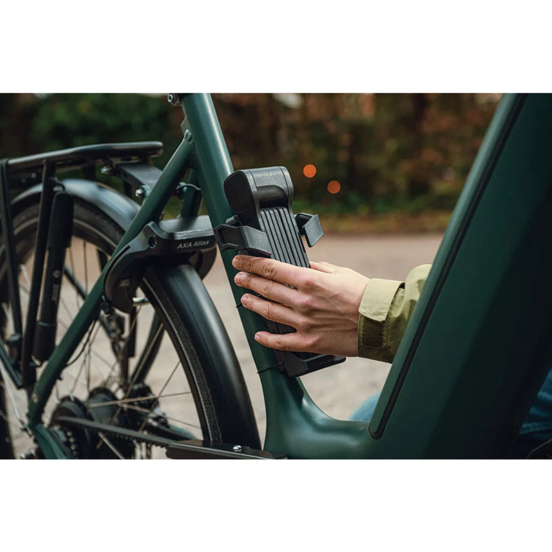 Antivol pliant AXA Fold 110 cm noir avec support et compartiment AirTag – vue 7