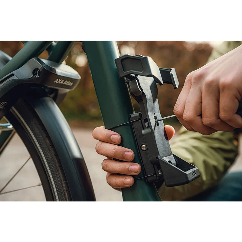 Antivol pliant AXA Fold 110 cm noir avec support et compartiment AirTag – vue 8