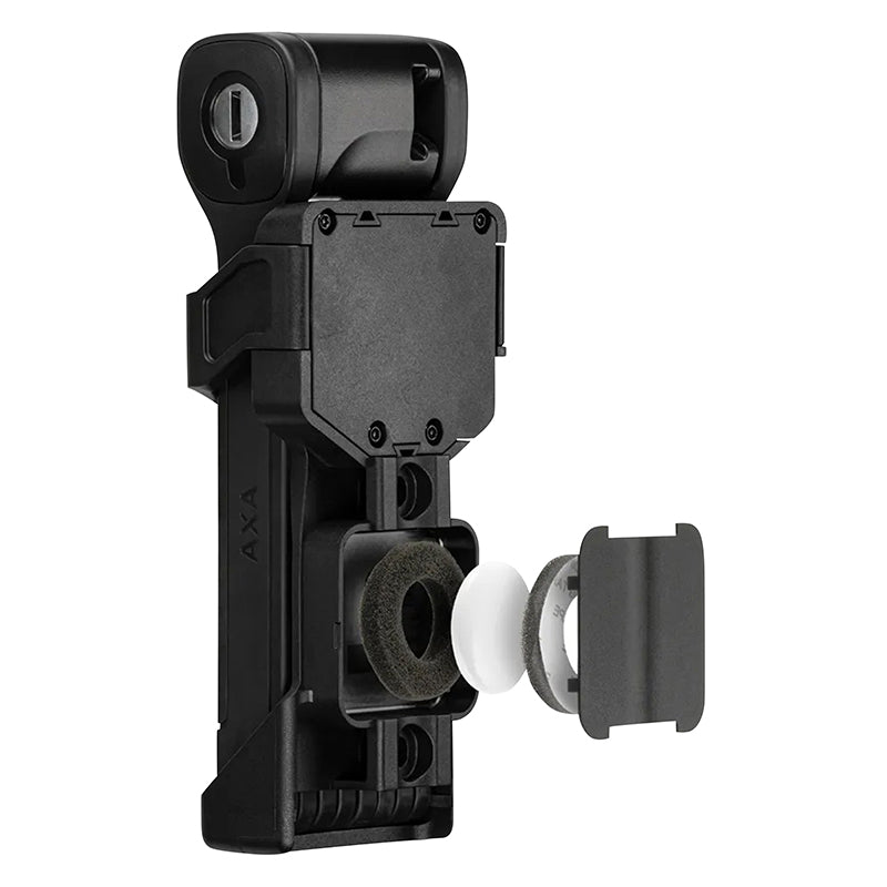 Antivol pliant AXA Fold 110 cm noir avec support et compartiment AirTag – vue 15