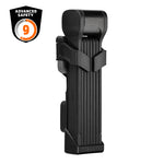 Antivol pliant AXA Fold 130 cm noir avec support et compartiment AirTag
