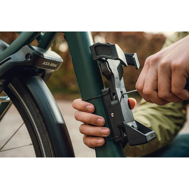 Antivol pliant AXA Fold 130 cm noir avec support et compartiment AirTag – vue 8