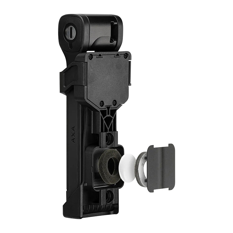 Antivol pliant AXA Fold 130 cm noir avec support et compartiment AirTag – vue 15