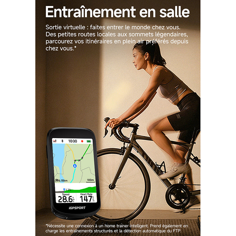 GPS compteur iGPSport BSC500 couleur tactile 3,3" cartographie – vue 7