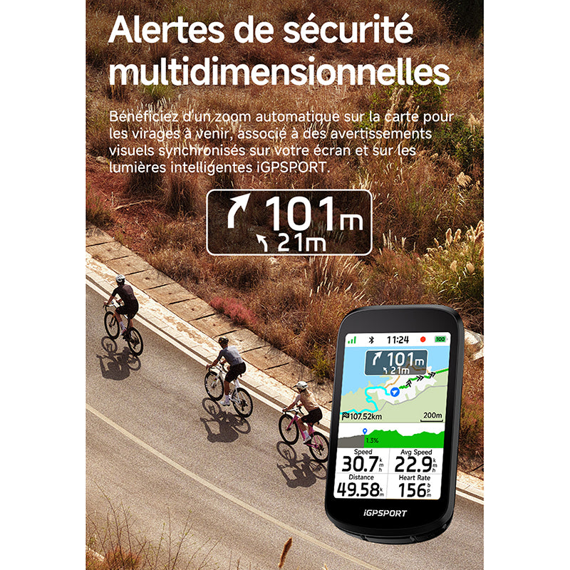 GPS compteur iGPSport BSC500 couleur tactile 3,3" cartographie – vue 21