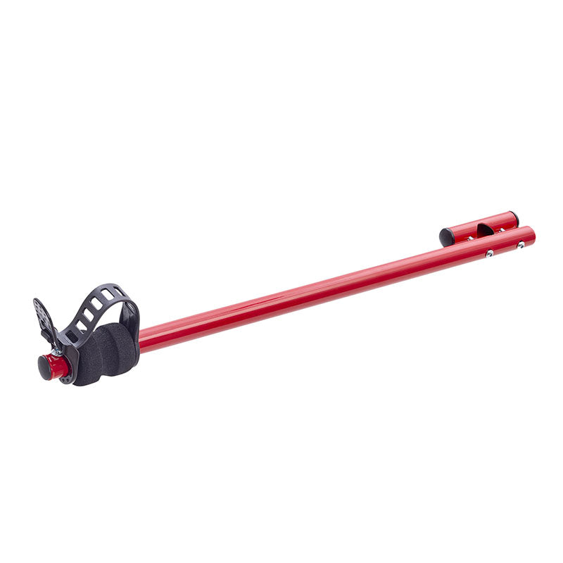 Bras de remorque-chariot de courses Mottez rouge fixation tige de selle – vue 3