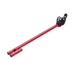 Bras de remorque-chariot de courses Mottez rouge fixation tige de selle – vue 2