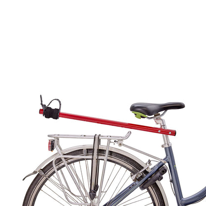 Bras de remorque-chariot de courses Mottez rouge fixation tige de selle
