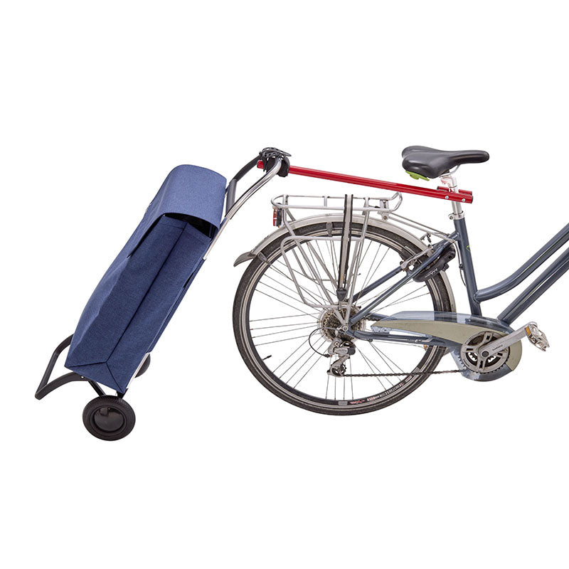 Bras de remorque-chariot de courses Mottez rouge fixation tige de selle – vue 4