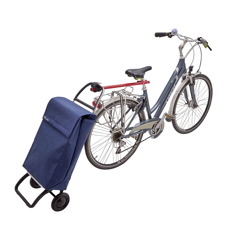 Bras de remorque-chariot de courses Mottez rouge fixation tige de selle – vue 5