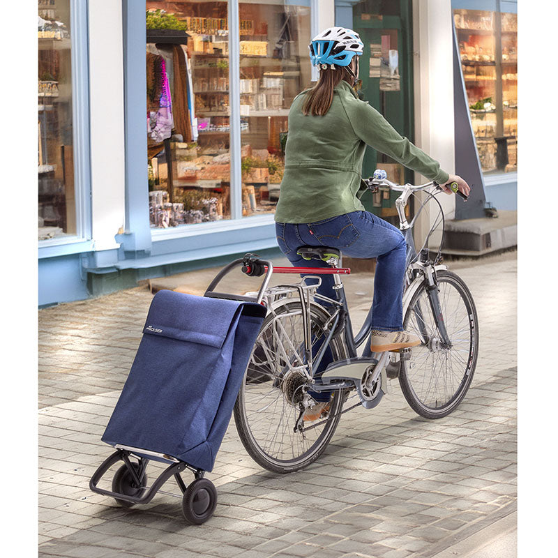 Bras de remorque-chariot de courses Mottez rouge fixation tige de selle – vue 12
