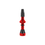 Valve tubeless Presta Switch 4 trous – Rouge 40 mm
