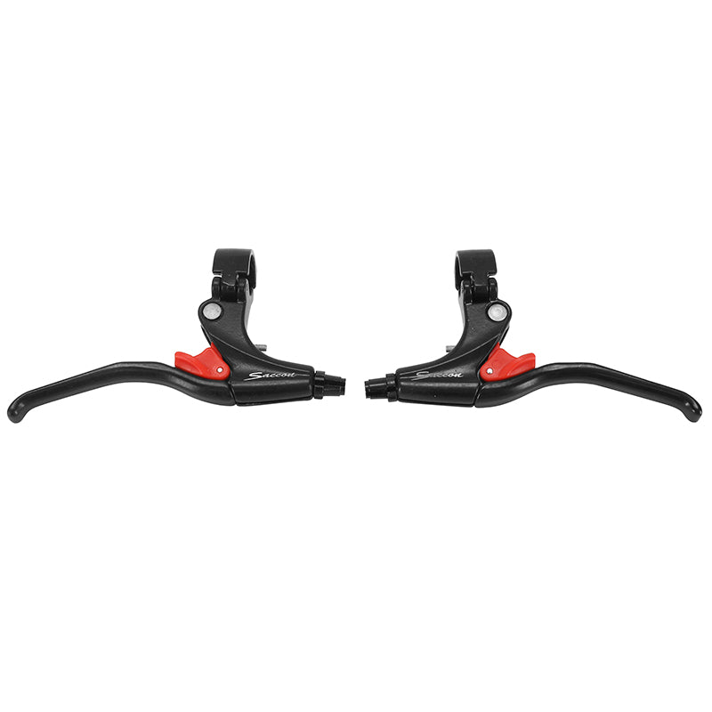 Leviers de frein V-Brake Saccon parking 3 doigts alu noir (paire)