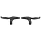 Leviers de frein cantilever noirs grip marron (paire) – vue 2