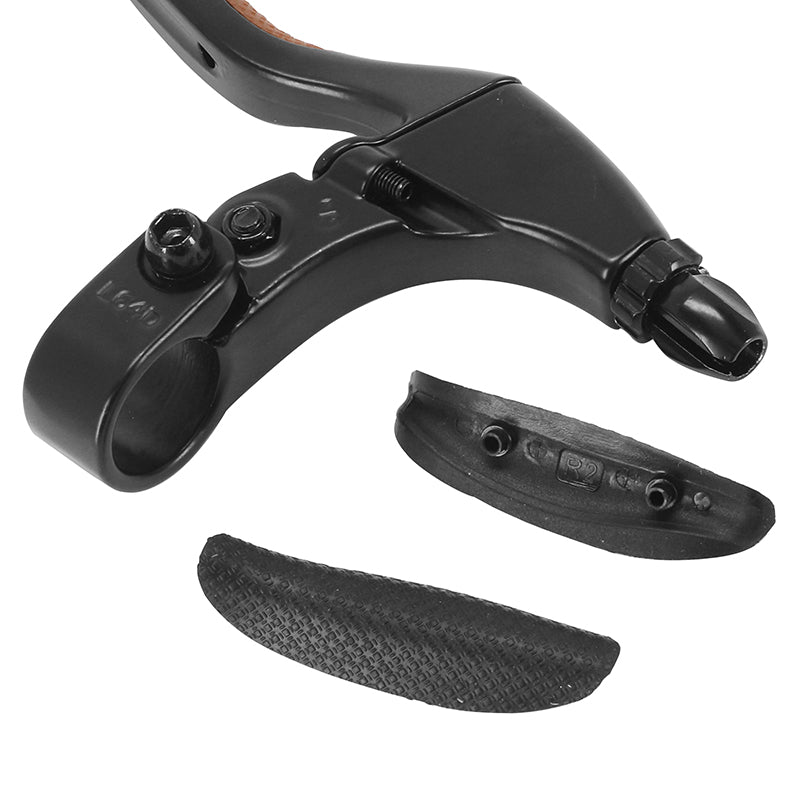 Leviers de frein cantilever noirs grip marron (paire) – vue 3