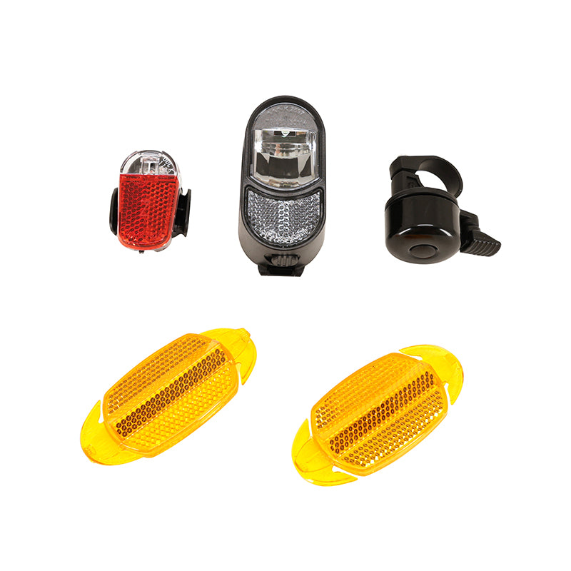 Kit éclairage vélo à piles homologué – vue 2