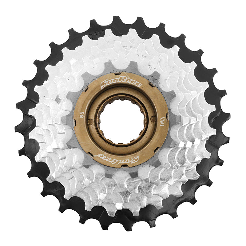 Roue libre Sunrace indexée 7 vitesses – 14-28 argent-noir