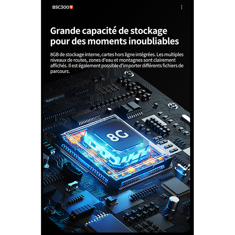GPS compteur iGPSport BSC300T couleur tactile cartographie – vue 22