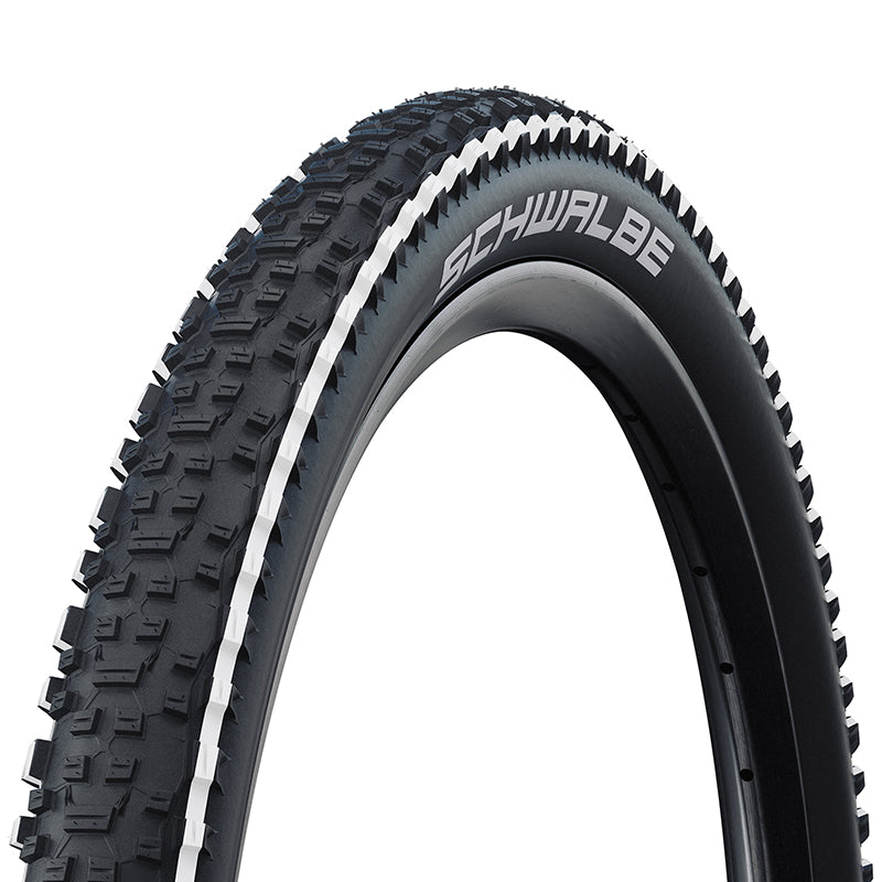 Pneu VTT Schwalbe Rapid Rob noir flanc blanc tringle rigide – 26 x 2,25 (57-559)
