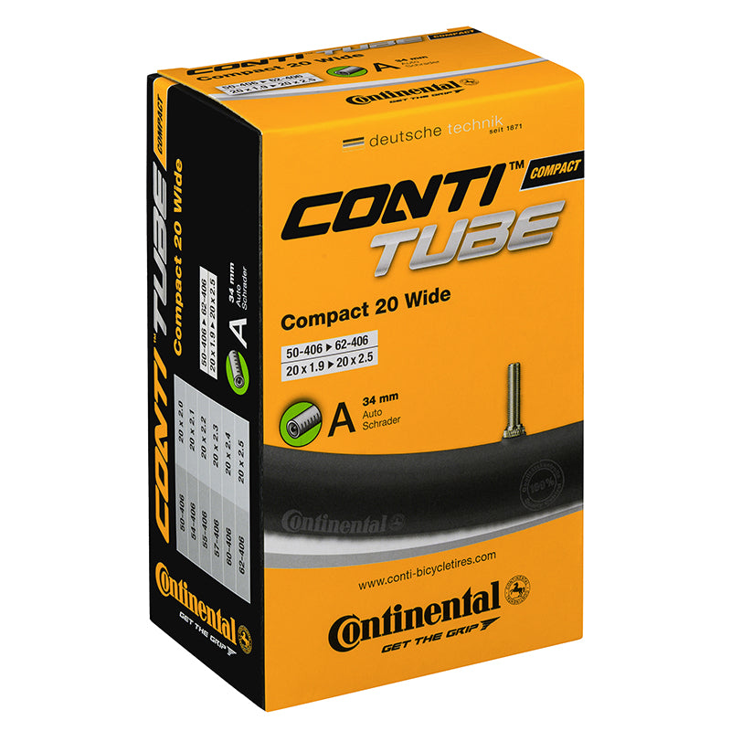 Chambre à air 20 x 1,90-2,50 Continental valve Schrader 34 mm