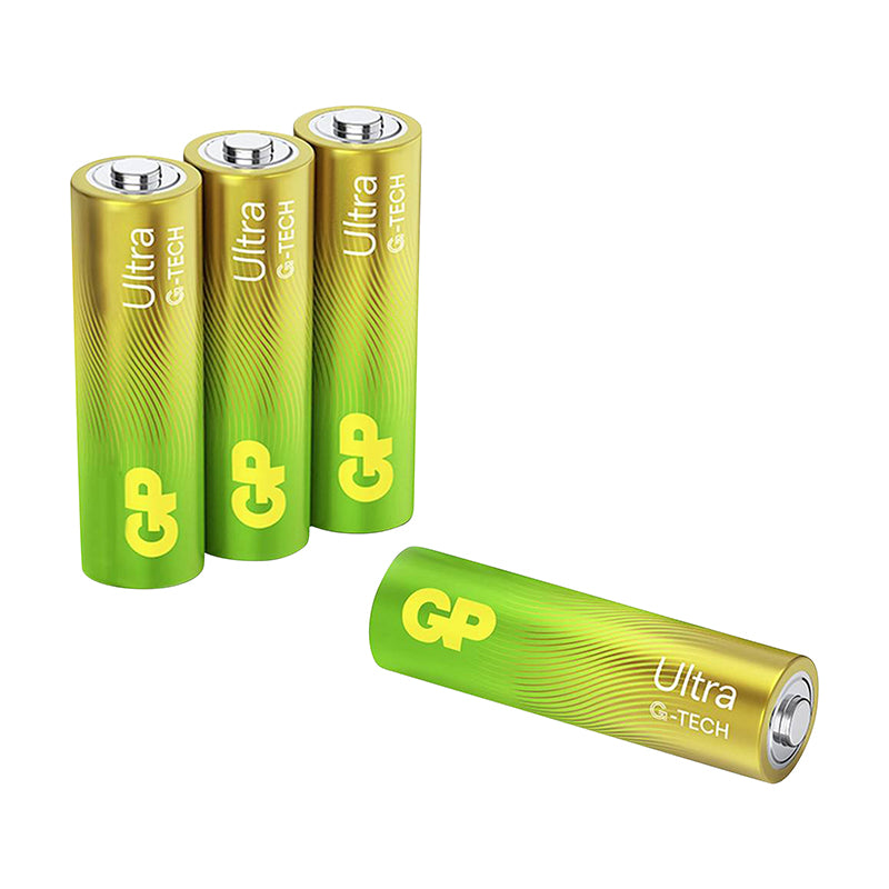 Piles AA LR06 GP Ultra alcalines – 4