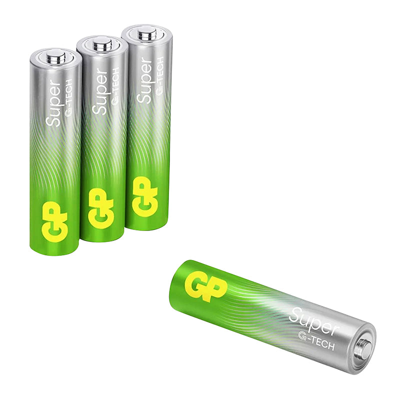 Piles AAA LR03 GP Super alcalines (lot de 4)