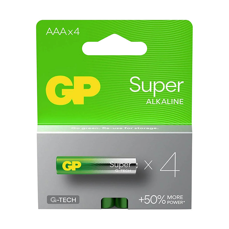 Piles AAA LR03 GP Super alcalines (lot de 4) – vue 3