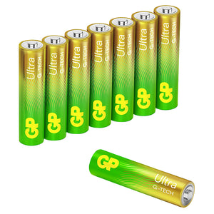 Piles AAA LR03 GP Ultra alcalines – 8