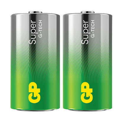 Piles C LR14 GP Super alcalines (lot de 2)