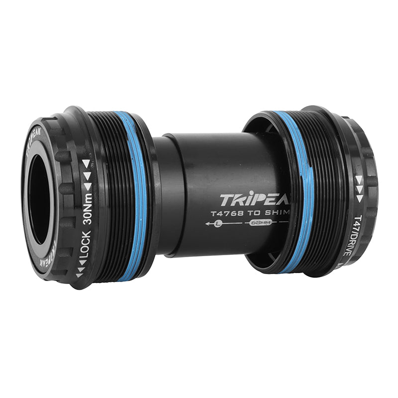 Cuvettes de boîtier Tripeak filetées T47 boîte 68-73 ou 77 mm – 68-73 mm Axe 24 mm