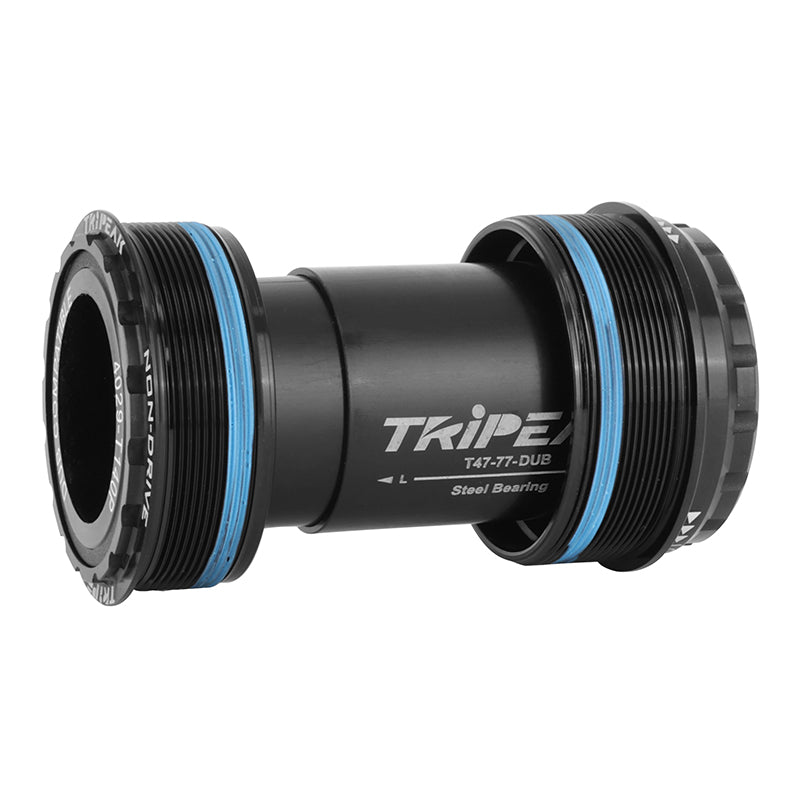 Cuvettes de boîtier Tripeak filetées T47 boîte 68-73 ou 77 mm – 77 mm Axe DUB 28,99 mm