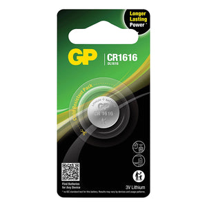 Pile bouton CR1616 GP Ultra Lithium 3 V – vue 2