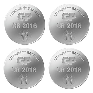 Piles bouton GP Ultra Lithium 3 V – CR2016 lot de 4