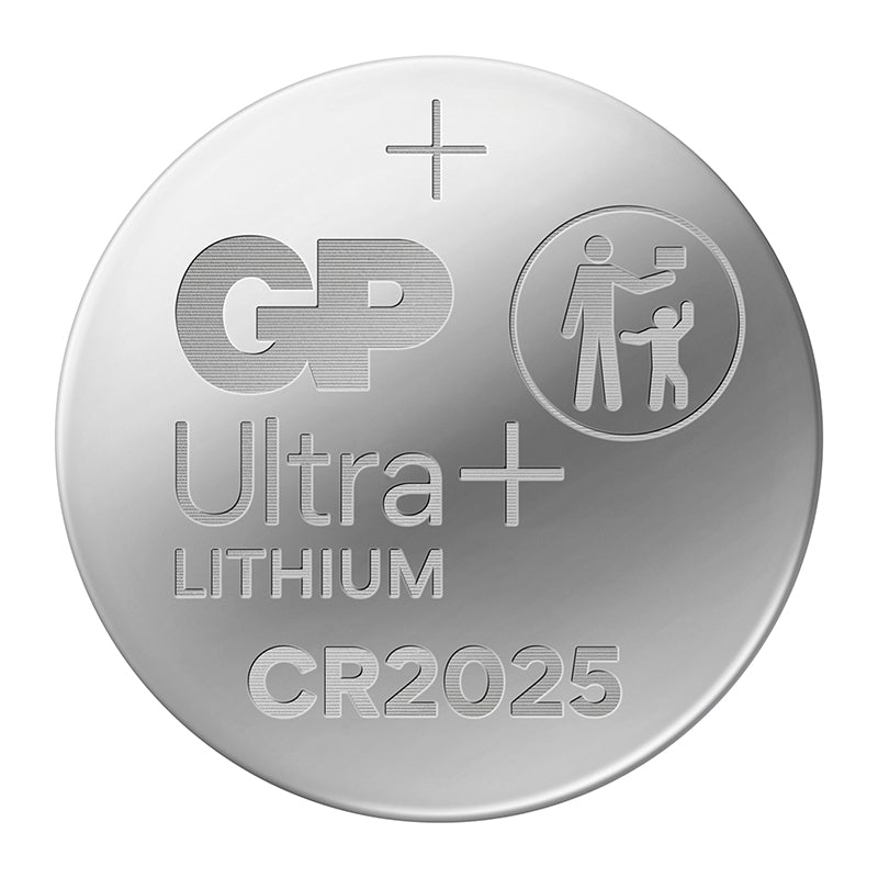 Piles bouton GP Ultra Lithium 3 V – CR2025 à l'unité
