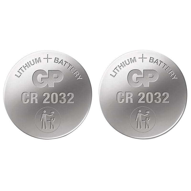 Piles bouton CR2032 GP Ultra Lithium 3 V (lot de 2)