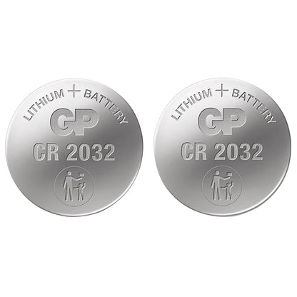 Piles bouton CR2032 GP Ultra Lithium 3 V (lot de 2)