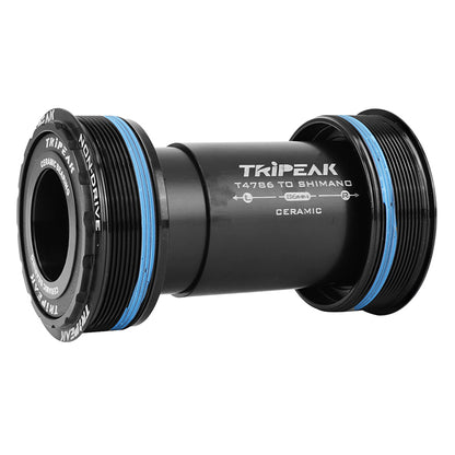 Cuvettes de boîtier route Tripeak céramique filetées T47 boîte 86 mm axe 24 mm Trek-Colnago