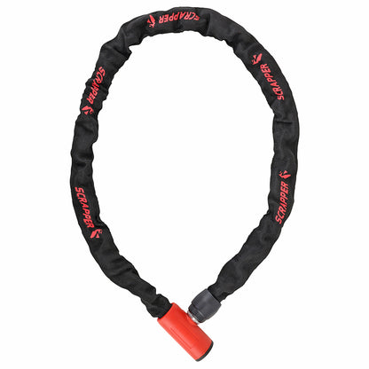 Antivol chaîne à clé Add-One Ø 5 mm 1 m noir-rouge
