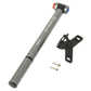 Mini pompe EZ Head alu grise 8 bars – Presta et Schrader – vue 3