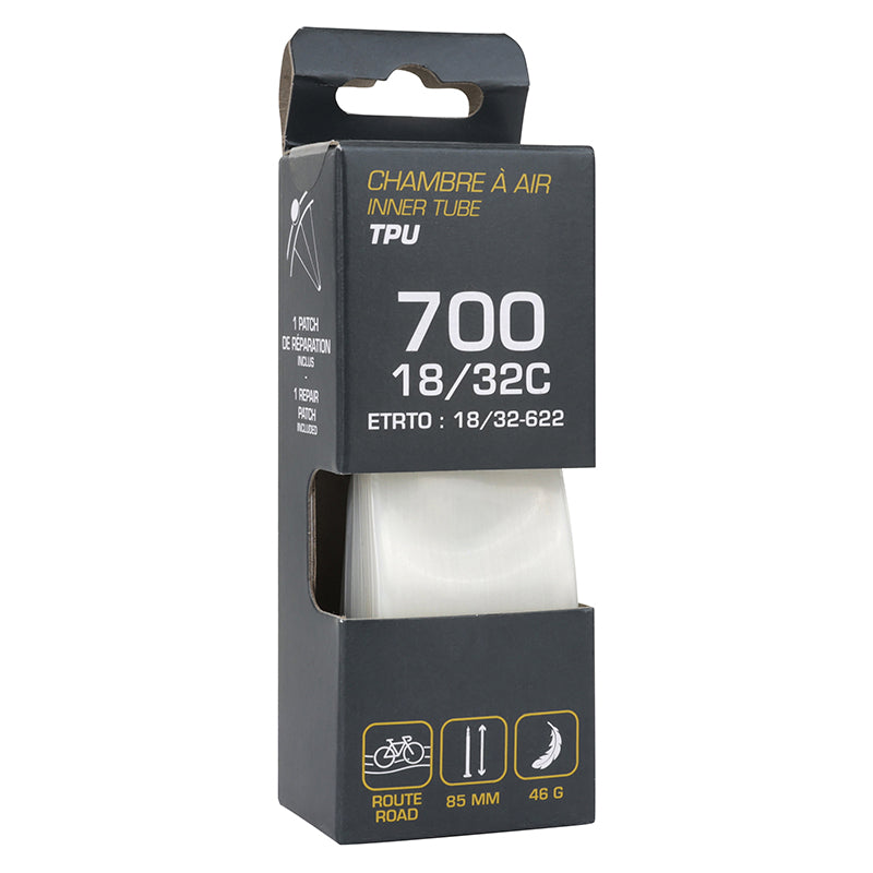 Chambre à air TPU 700 x 18-32 valve Presta – 85 mm