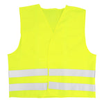 Gilet de sécurité réfléchissant jaune adulte taille XL