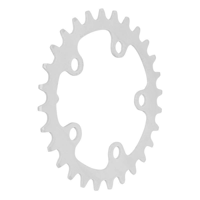 Plateau route Stronglight 5 branches 74 mm intérieur argent acier 9-10 v – 28 dents – vue 2