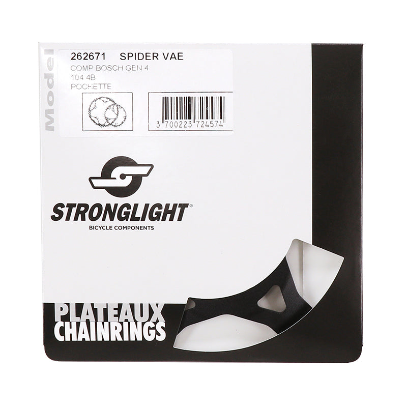Spider de plateau Stronglight 104 mm pour Bosch 4e génération ligne 52 mm – vue 3