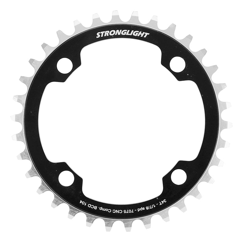 Plateau VAE Stronglight 4 branches 104 mm universel VAE mono noir 10-9-8 v – 34 dents