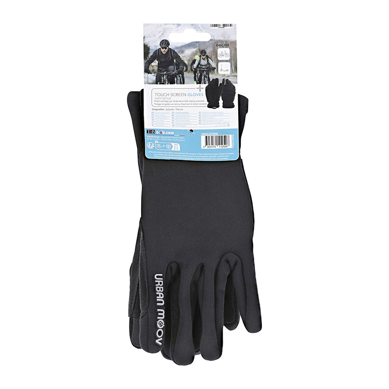 Gants longs hiver city Urban Moov polaire noirs taille M (paire) – vue 7