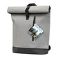 Sac à dos vélo Urban Moov Rollup 25 L gris – vue 7