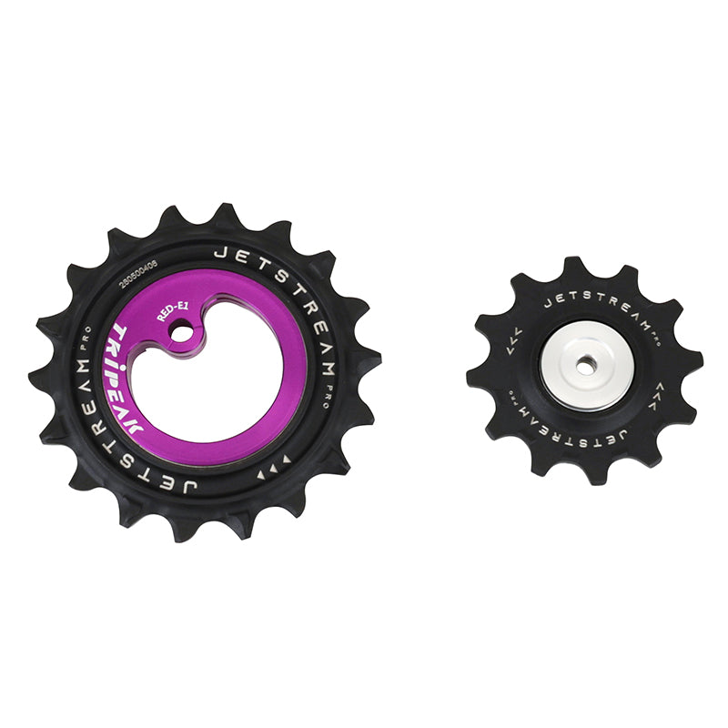 Galets Tripeak AOPW céram. 12-18 dents 12x2 v pour SRAM AXS Red E1-Force E1 (2024+) – Violet