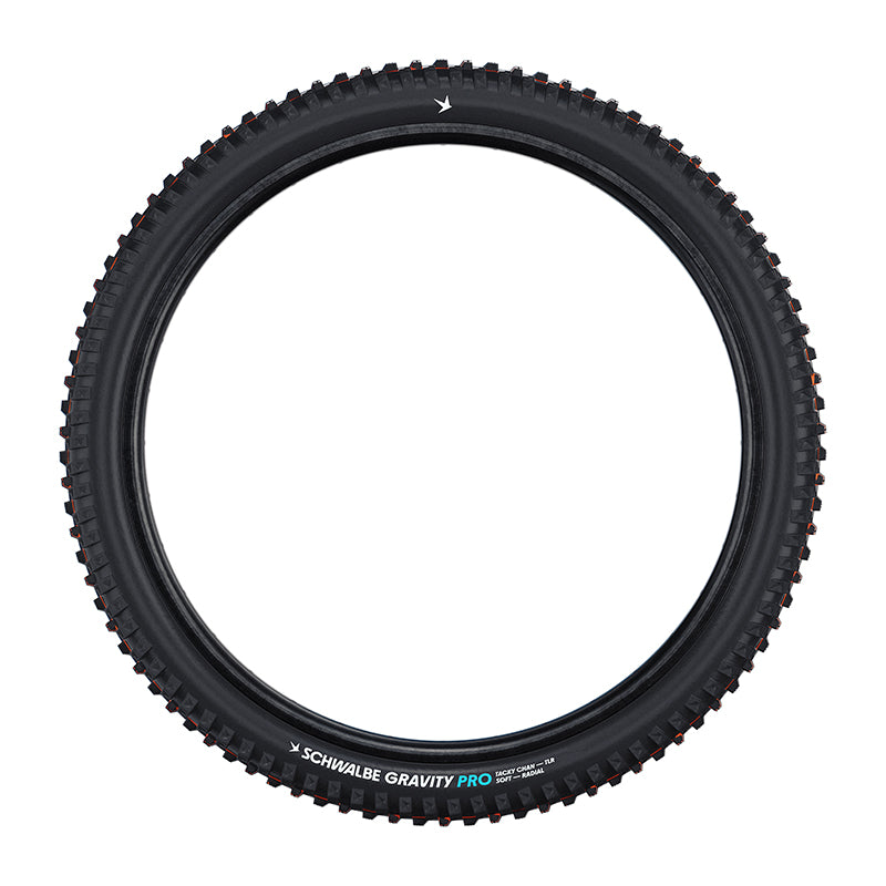 Pneu VTT gravity-VAE Schwalbe Tacky Chan Gravity PRO Soft noir tringle souple tubeless ready – 27,5 x 2,50 (63-584) – vue 3